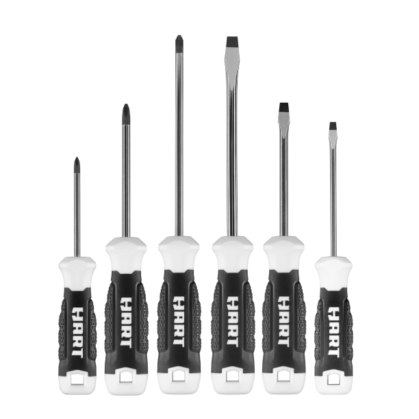 The HART 6 Pc. Screwdriver Set is the perfect set for
